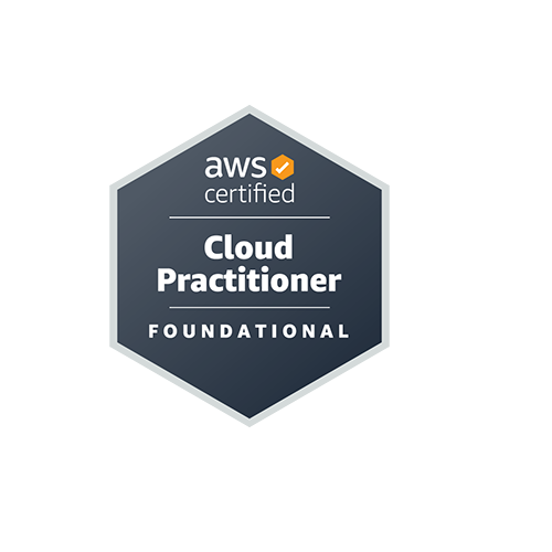 AWS Certified Cloud Practitioner badge